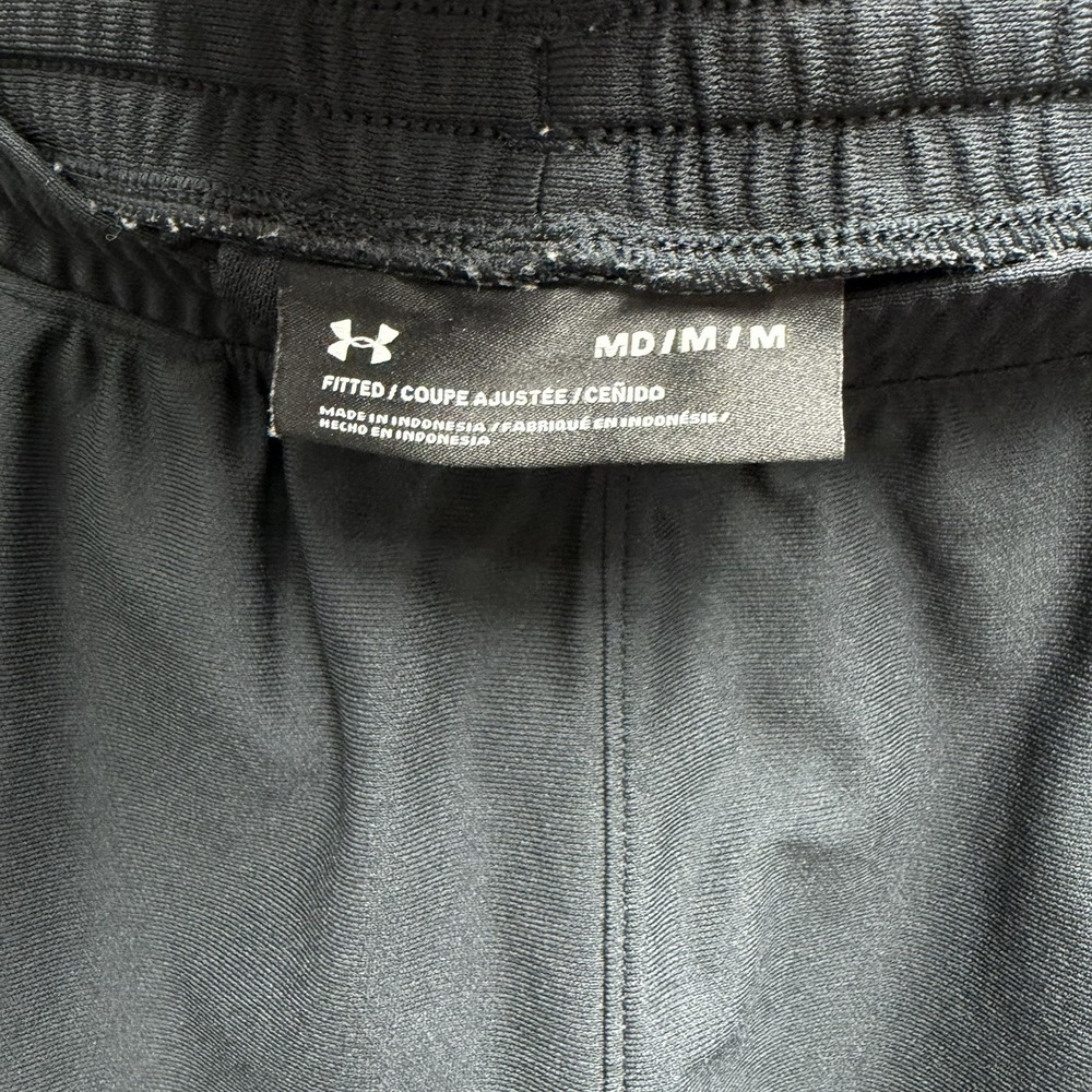 Under Armour Pants Mens Size Medium Black & White Twister Workout Training Pants - Picture 5 of 14